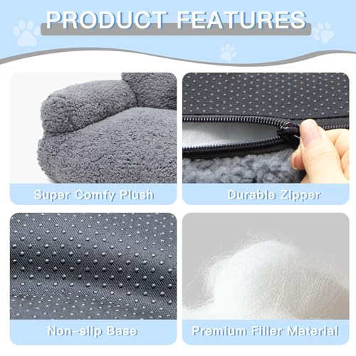 Cat Couch Bed with Removable Washable Cover K384