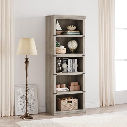 Grey 3 Tier Wooden Bookcase X9648