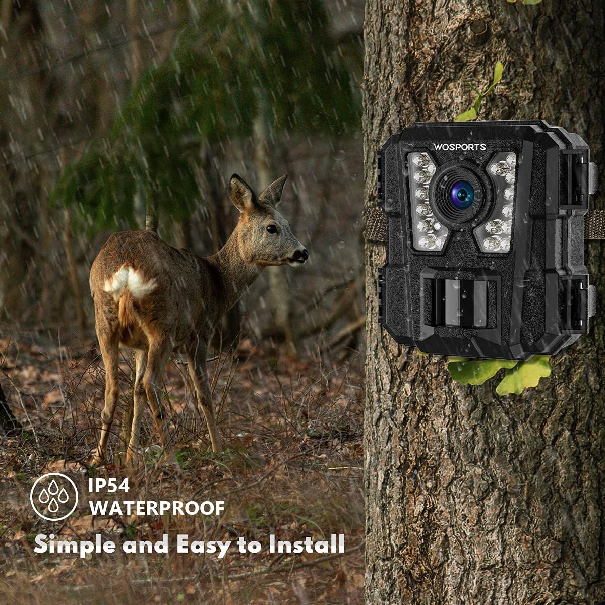 2 Pack Mini Trail Camera 1080P Waterproof N6807