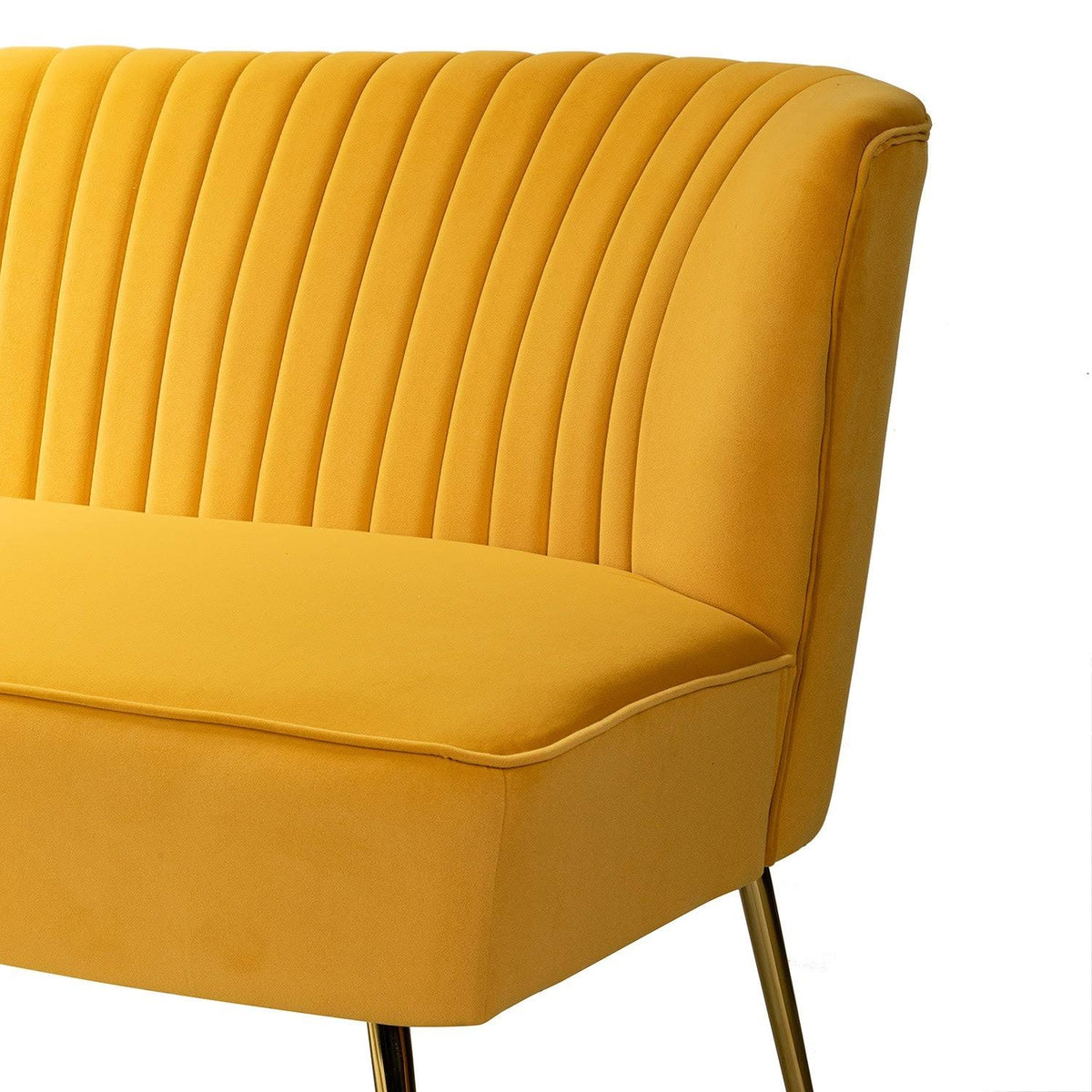 Grey Upholstered Loveseat Q373454