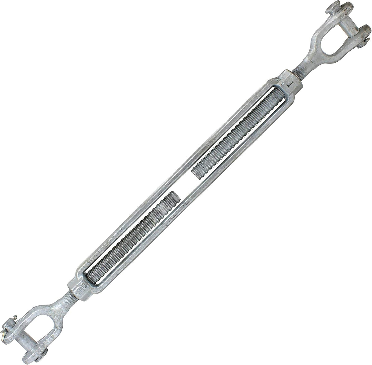 1 Inch x 18 Inches Galvanized Jaw and Jaw Turnbuckle P19113