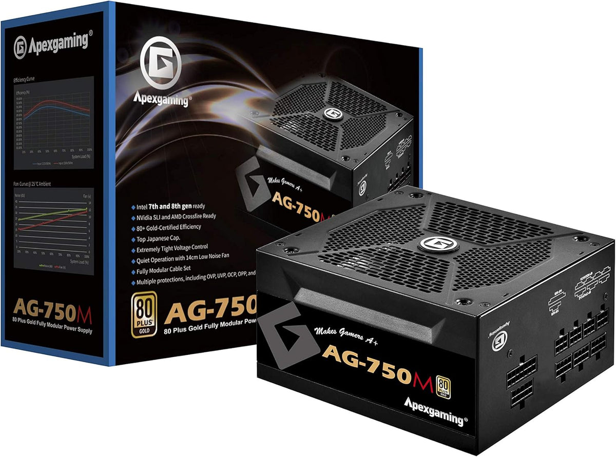 750W Fully Modular 80+ Gold PSU B51543