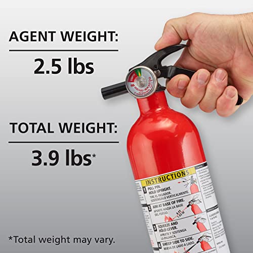1 Pack Red Multi Purpose Fire Extinguisher 1A10BC S811787