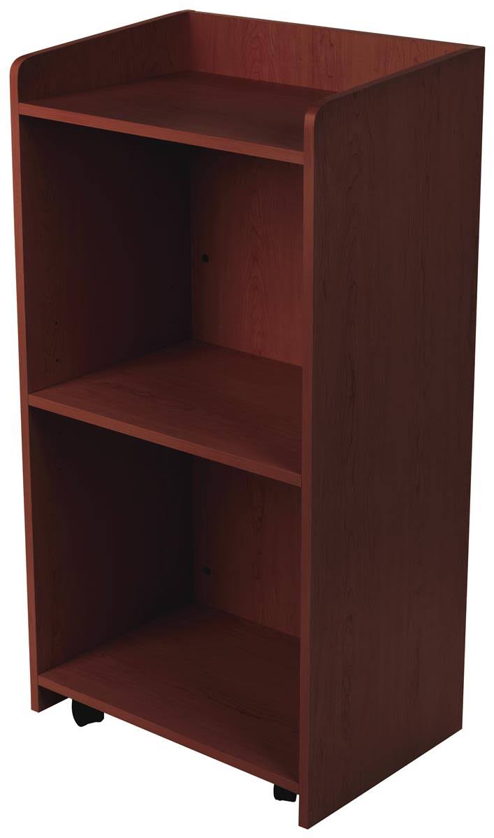 Hostess Counter with 4 Hidden Casters & Adjustable Shelf X632