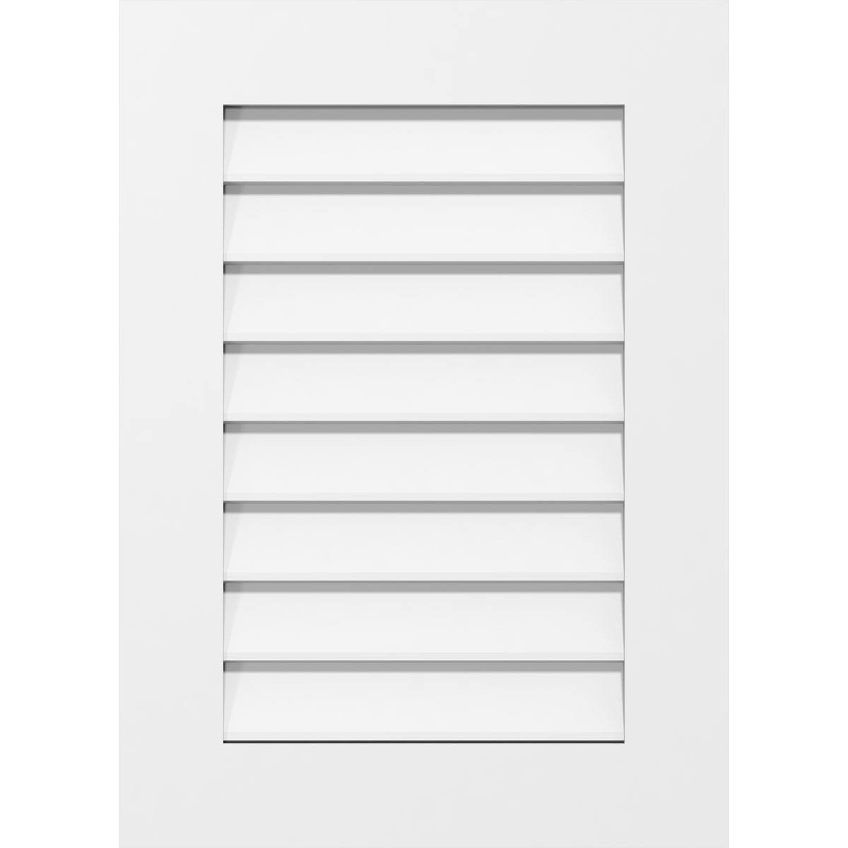 Vertical Surface Mount PVC Gable Vent B176