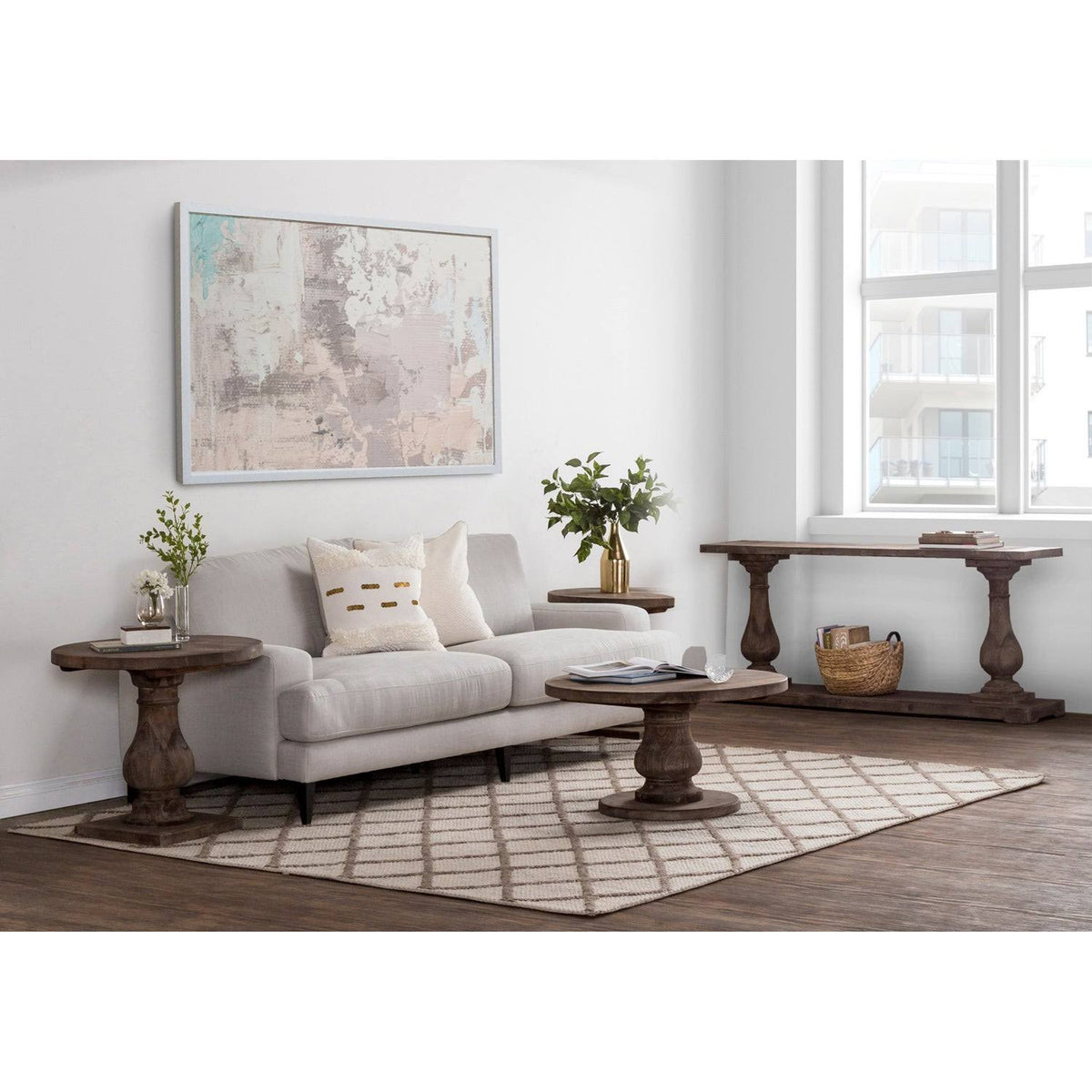 Reclaimed Pine End Table F905467