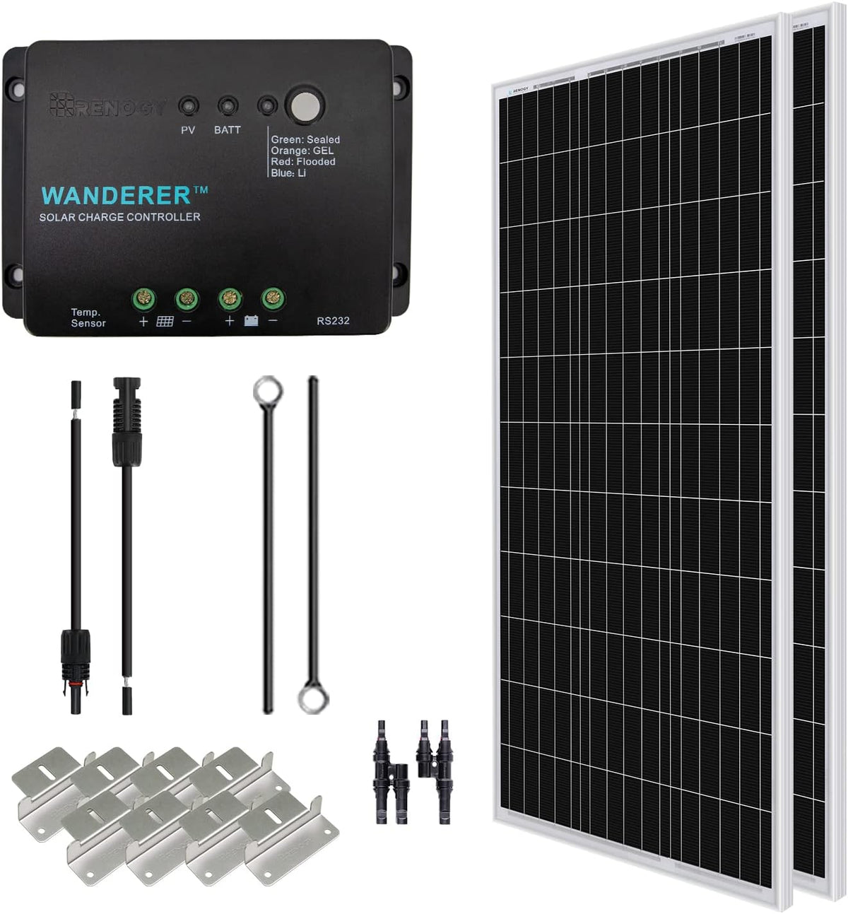 200 Watt 12 Volt Monocrystalline Solar Panel F401