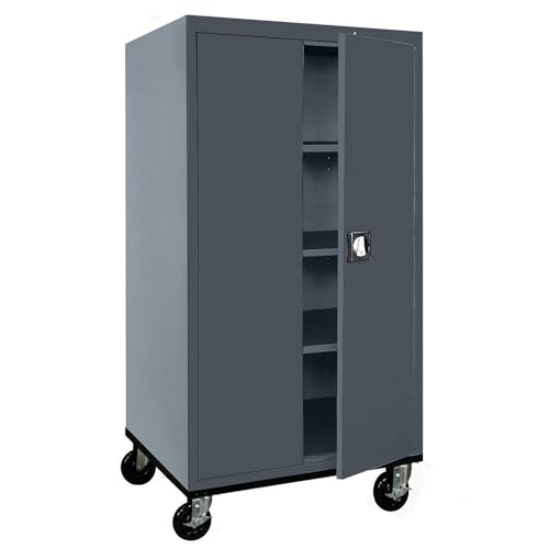 Black Metal Storage Cabinet T391