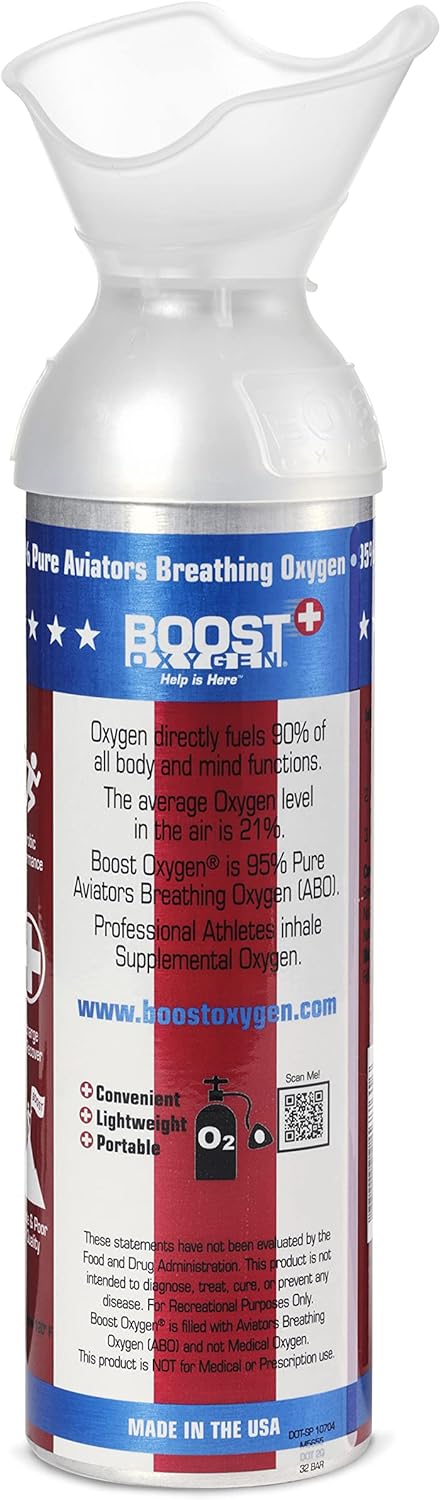 3 Pack 10-Liter Portable Canned Oxygen Canister Q930