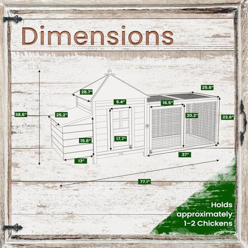 Wood Outdoor Cat House with Multi Levels, Waterproof Roof, Escape Doors, and Ledge Seating, 30.7" x 22" x 35.4" V6893