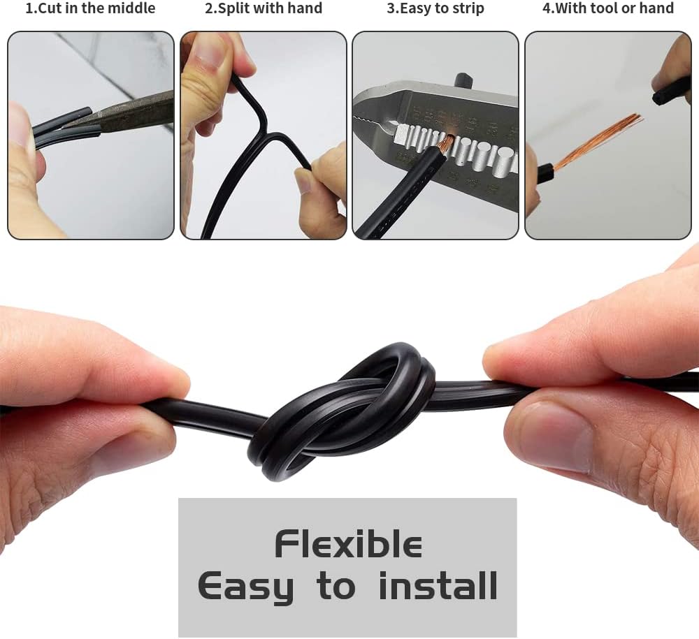 12-Gauge 2-Conductor 100 Feet Low Voltage Landscape Lighting Wire A690