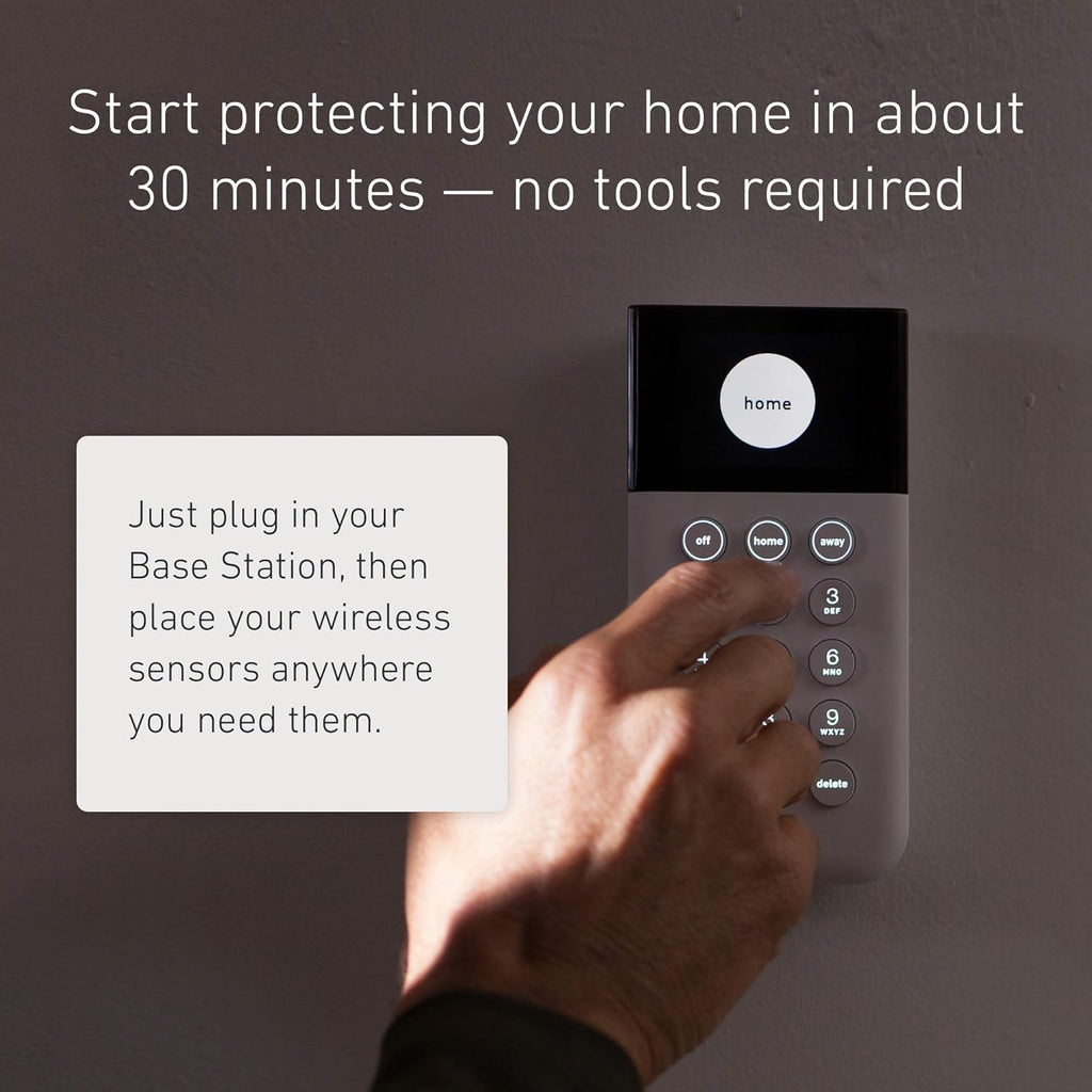 10 Piece Wireless Home Security System with Outdoor Camera D8119