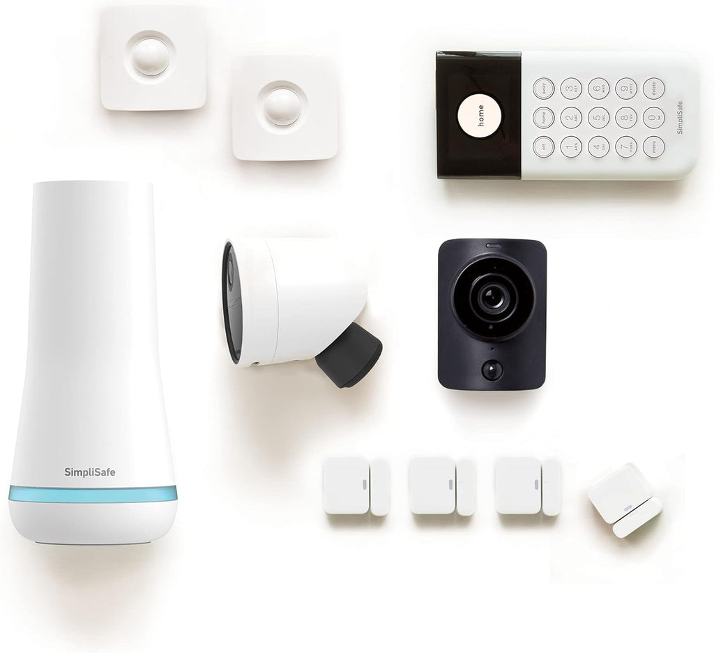 10 Piece Wireless Home Security System with Outdoor Camera D8119