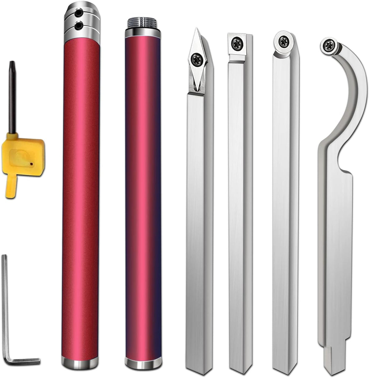 Carbide Tipped Wood Lathe Turning Tools Set G4670