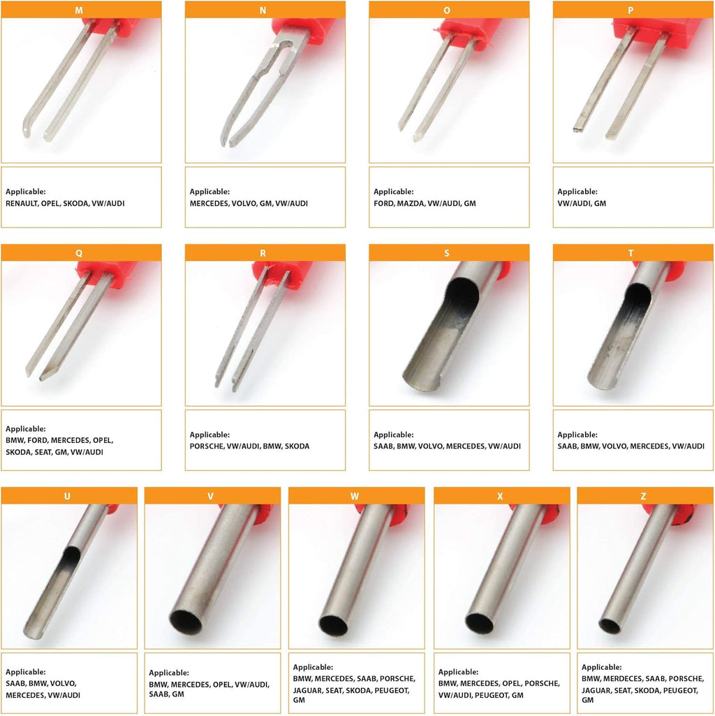 25 Piece Terminal Removal and Release Kit F712