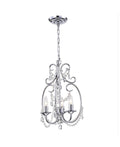 3-Light Chrome Candelabra Pendant Q584225