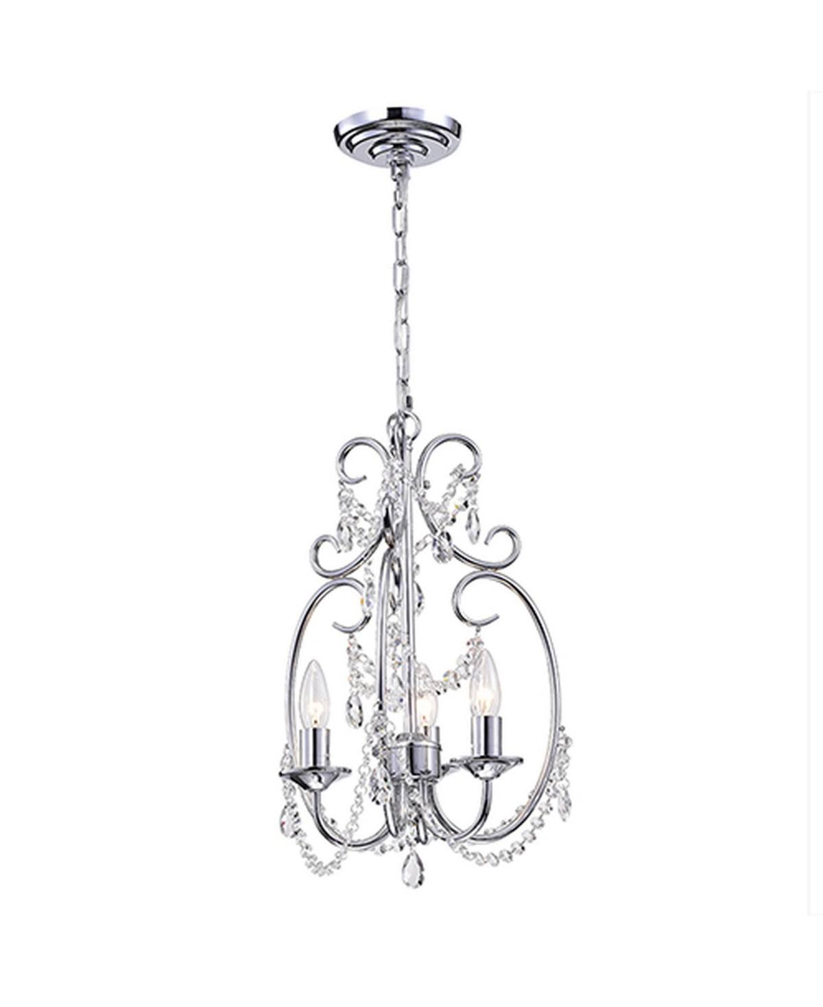 3-Light Chrome Candelabra Pendant Q584225