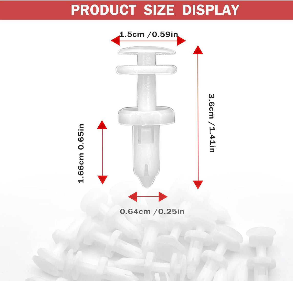 20Pcs Car Door Panel Retainer Clips W625