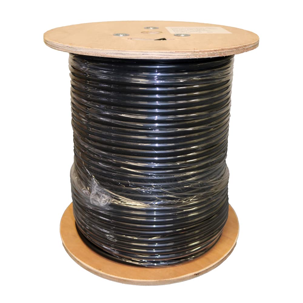 50-ohm N-Male to N-Male Black Coax Cable 60ft G856