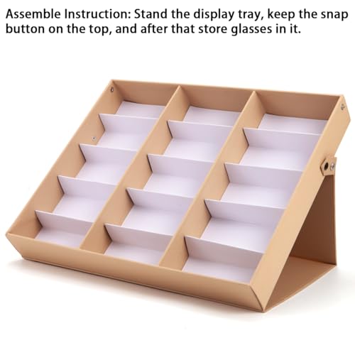 Sunglasses Organizer Storage Eyeglasses Holder Case Box with Lid M691903