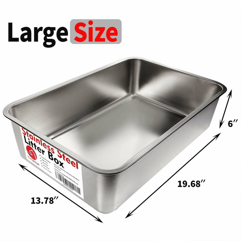 Stainless Steel Cat and Rabbit Litter Box M3823