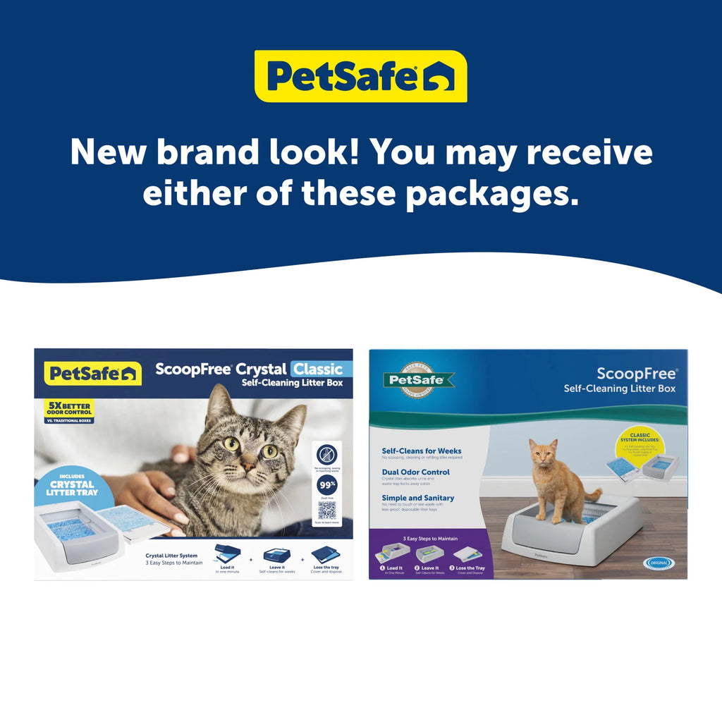 Gray Self-Cleaning Cat Litter Box W8975