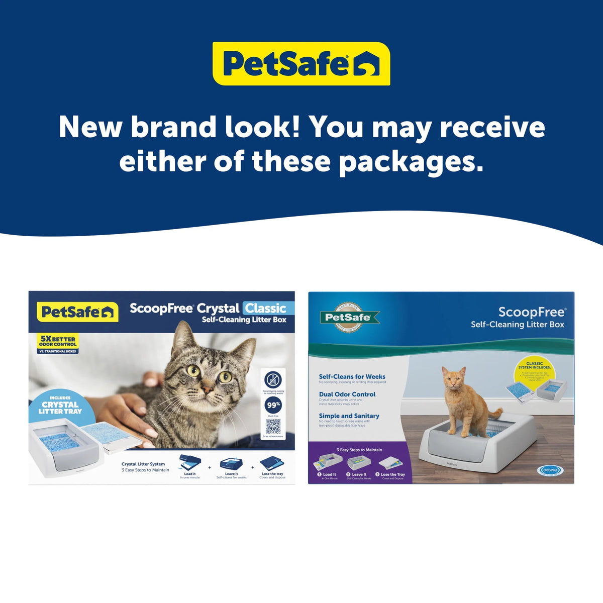 Gray Self-Cleaning Cat Litter Box W8975