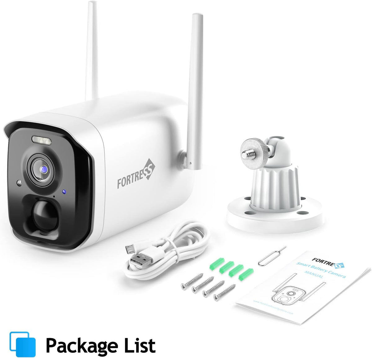 Wireless Outdoor 2K 4MP WiFi Security Camera S245