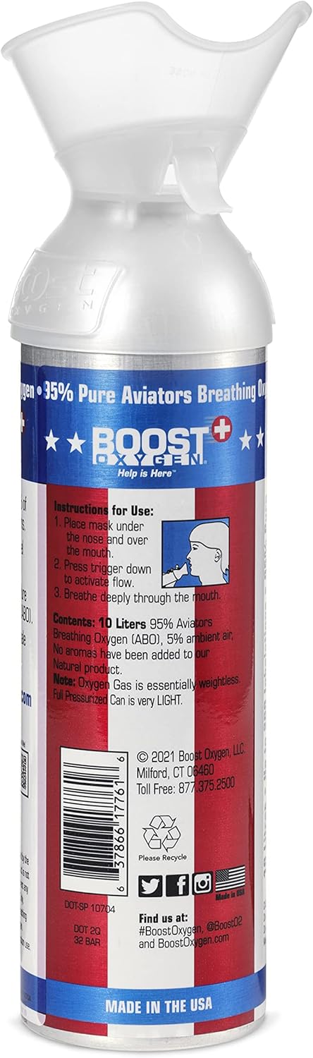 3 Pack 10-Liter Portable Canned Oxygen Canister Q930
