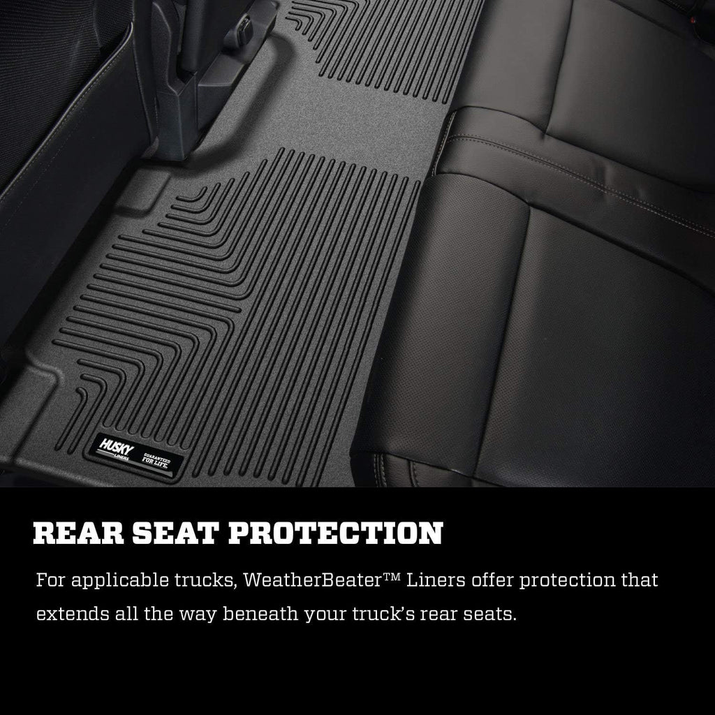 Black 2nd Seat Floor Liner Pack of 2 F322274