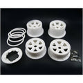 White Front and Rear Wheel and Beadlock Rim L425303