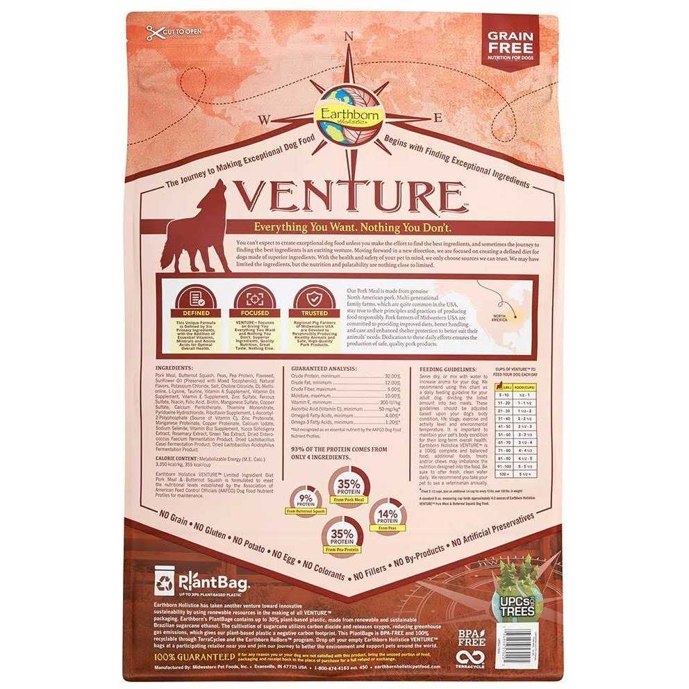 Grain Free Pork Meal & Butternut Squash Dry Dog Food S60446