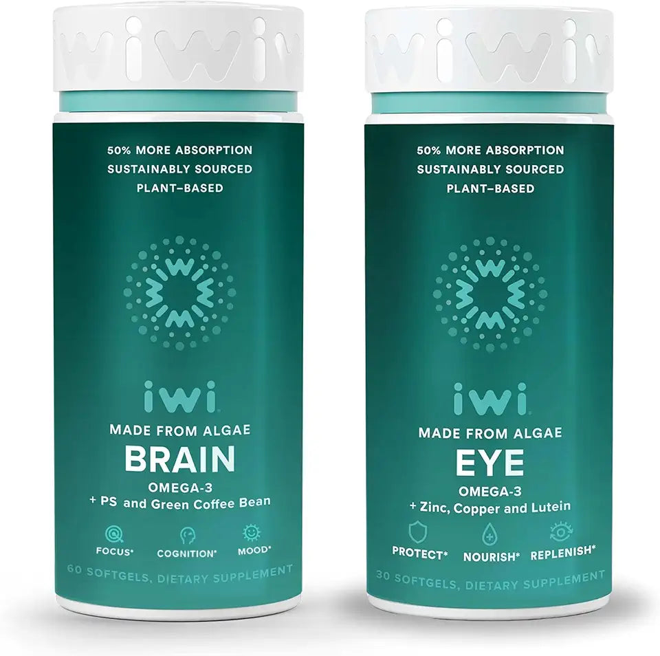 Vegan Plant-Based Algae Omega 3 with EPA + DHA Q73219