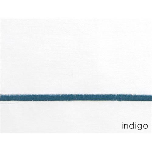 Indigo Sateen Flat Sheet - Full/Queen B3652