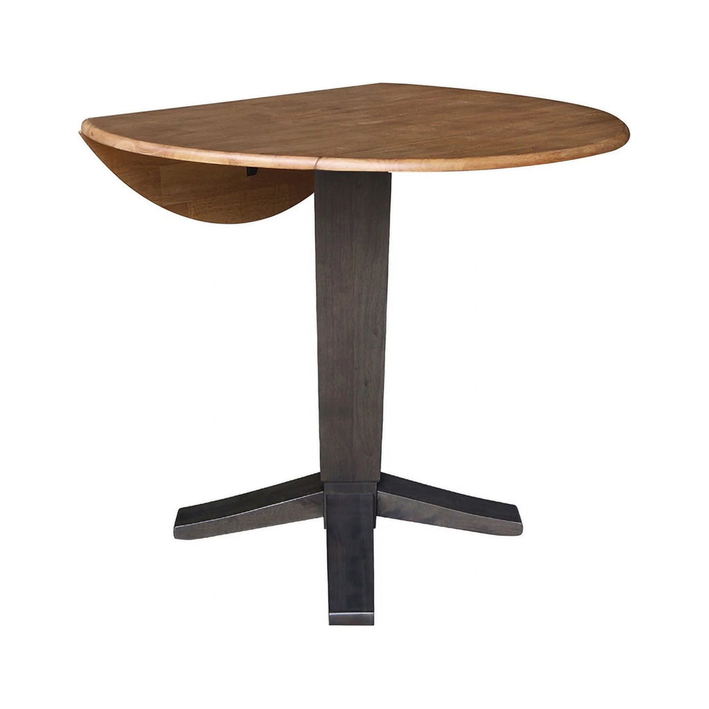 42" Round Dual Drop Leaf Pedestal Dining Table N523377