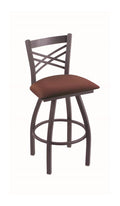 Swivel Counter Stool with Pewter Finish X8723