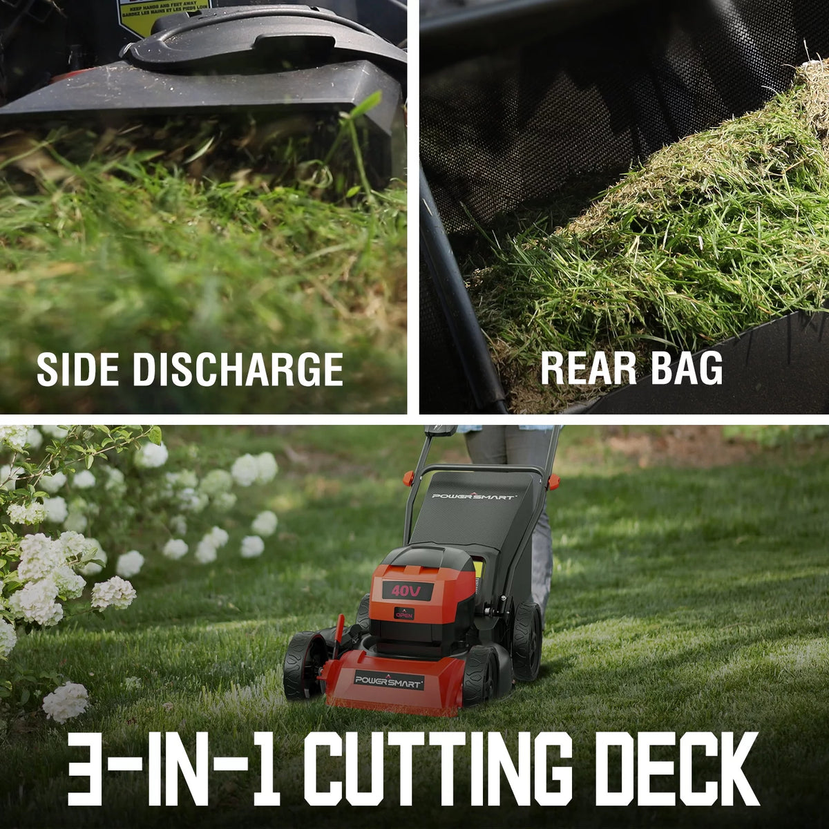 40V 17-inch Cordless Brushless Electric Push Lawn Mower I219