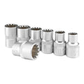 1/2 in. Drive Metric Spline Socket Set, 7-Piece R7092