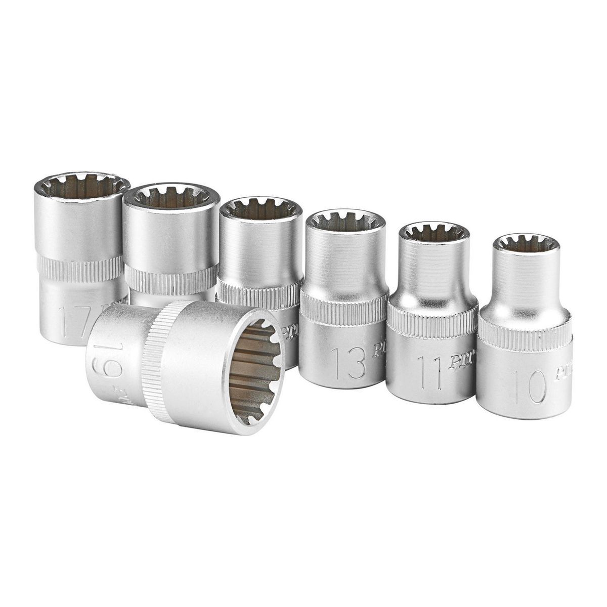 1/2 in. Drive Metric Spline Socket Set, 7-Piece R7092