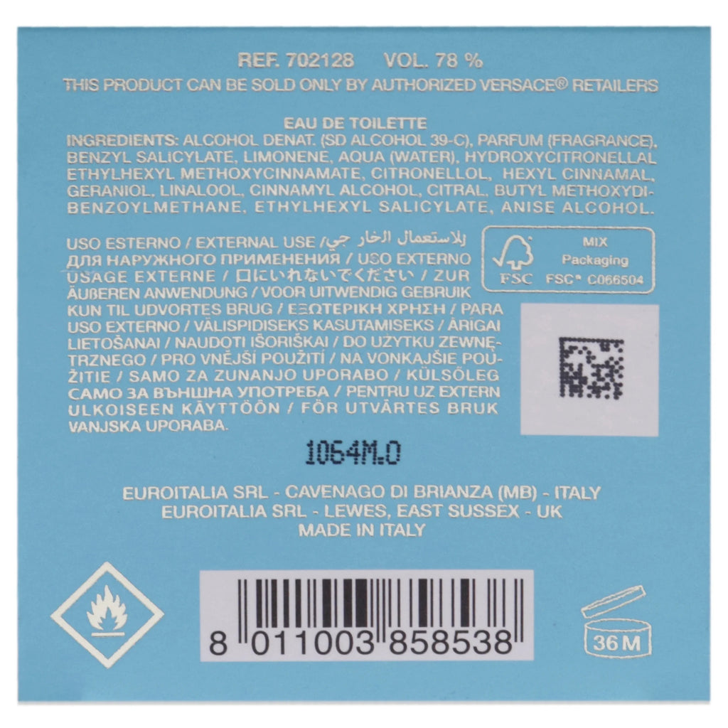 Eau De Toilette Spray 3.4 oz E3484