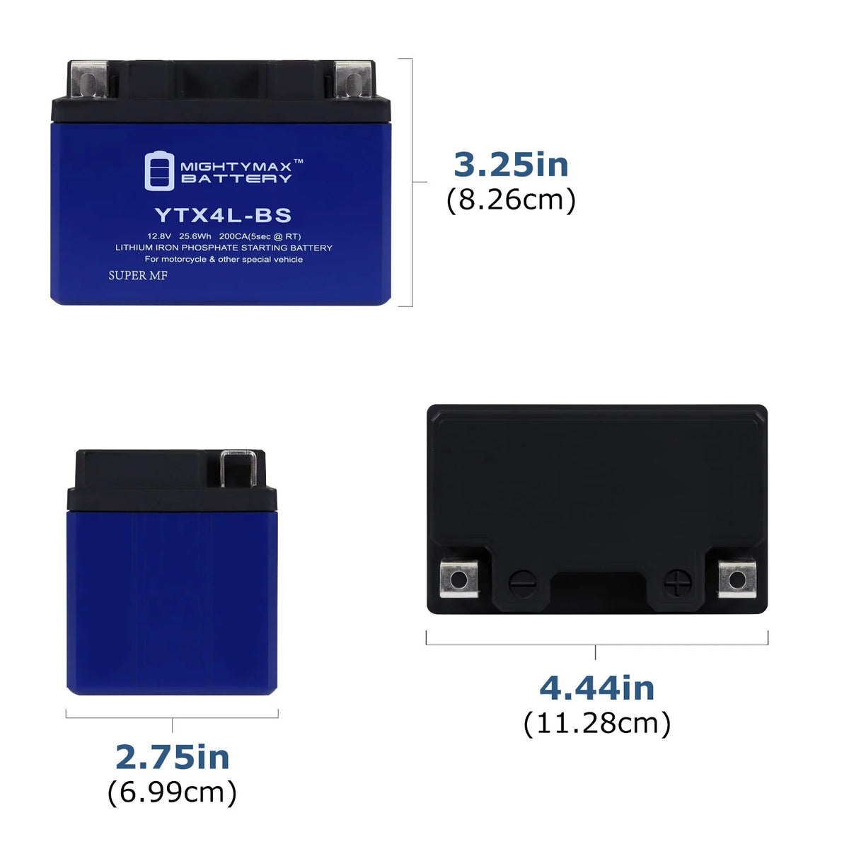 6 Pack Lithium Replacement Battery for Honda Scooters U78754