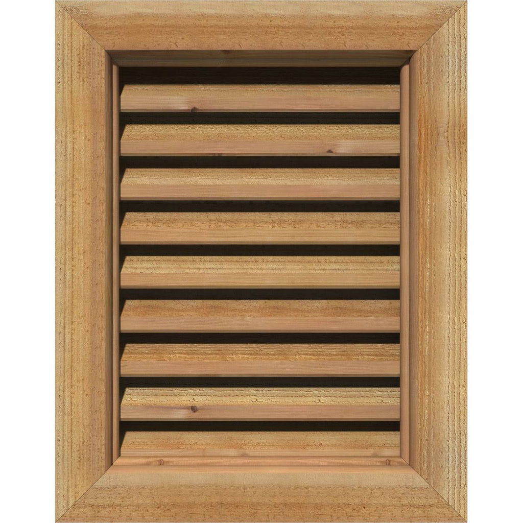 Unfinished Rough Vertical Gable Vent C6206