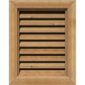 Unfinished Rough Vertical Gable Vent C6206