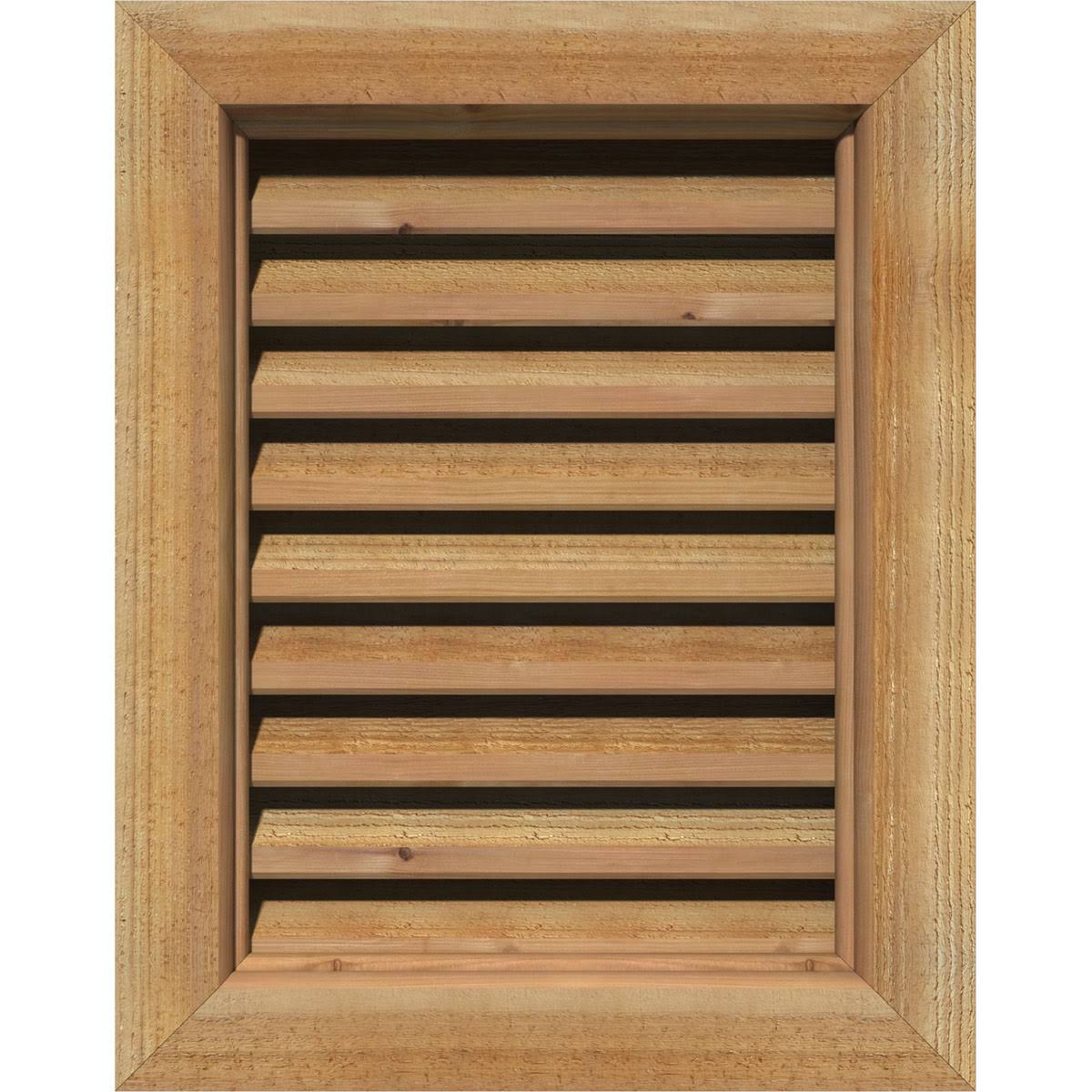 Unfinished Rough Vertical Gable Vent C6206