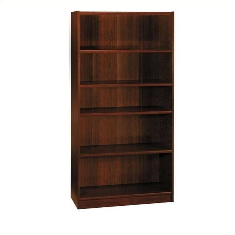 5 Shelf Wood Bookcase in Vogue Cherry M697204