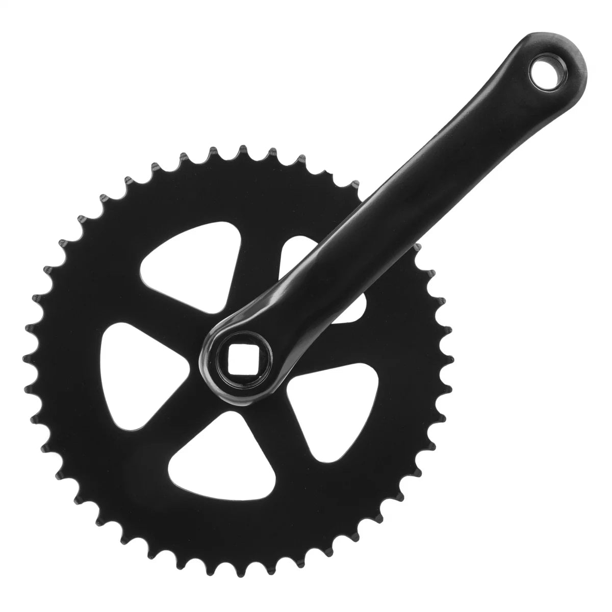 Alloy Crankset 44 x 170 Black Steel Ring Y254