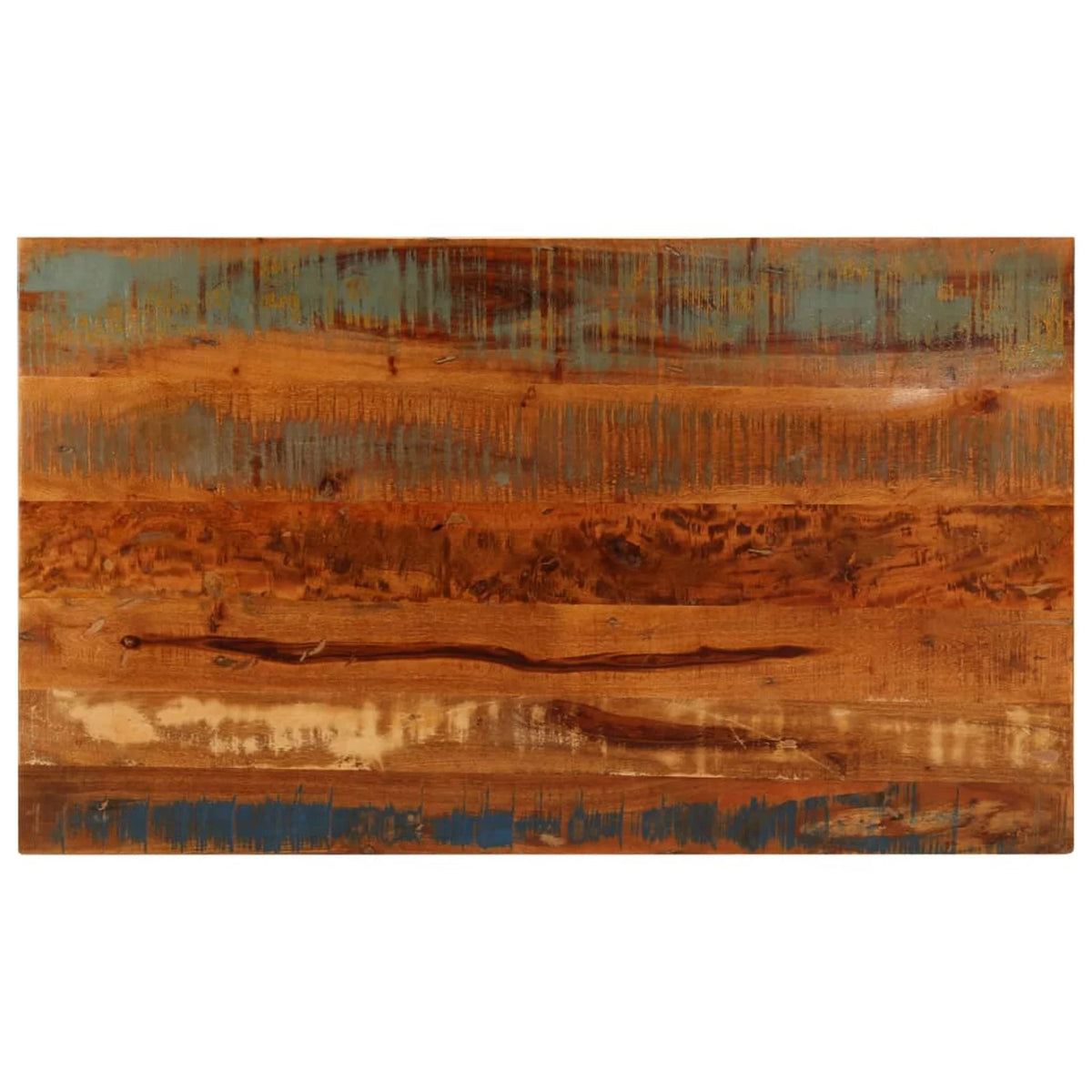 Coffee Table with Storage Shelf Reclaimed Wood Steel Frame S64681