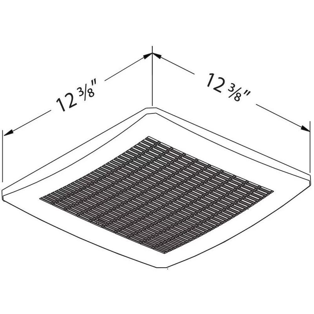 110 CFM Exhaust Bath Fan with Humidity Sensor X617993