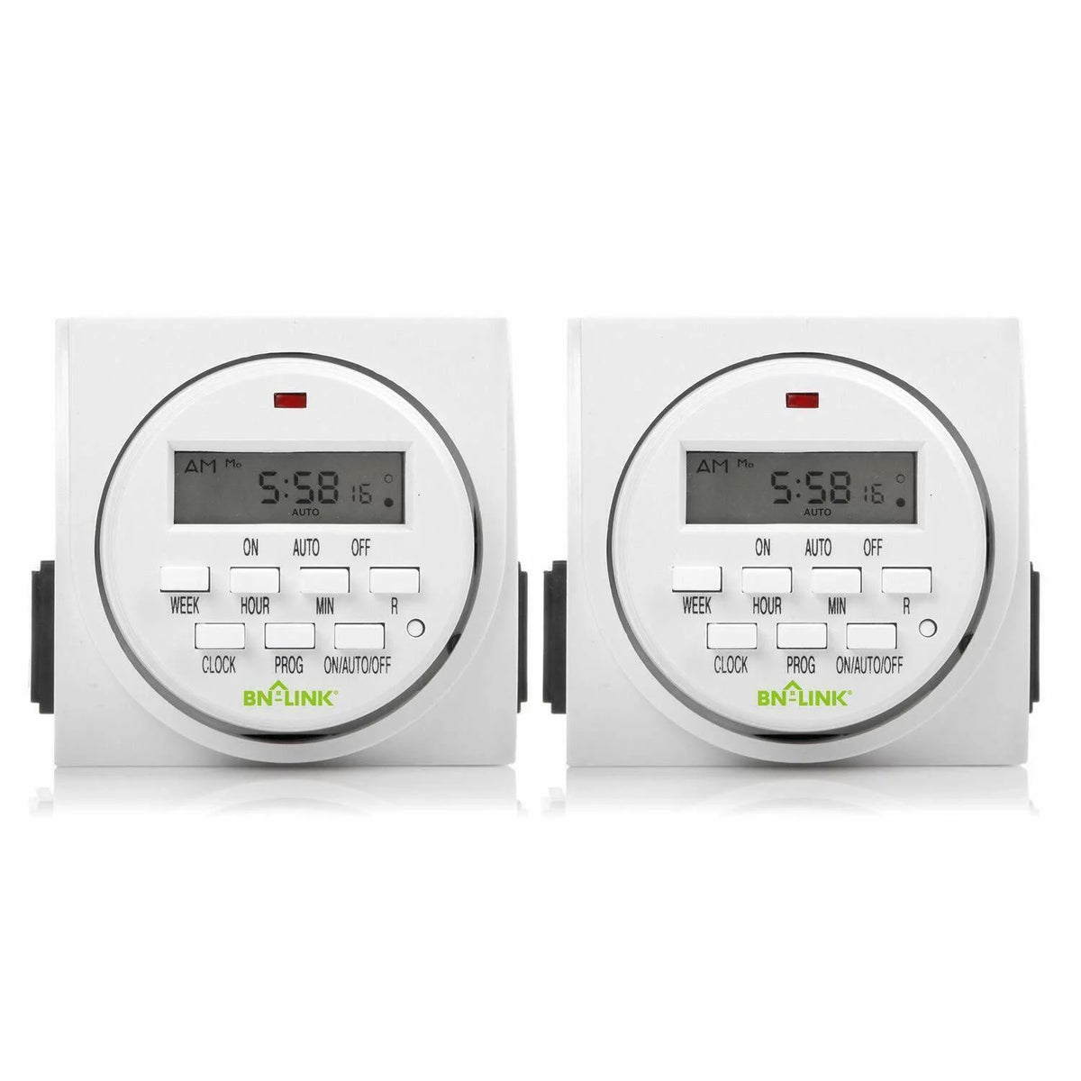 7 Day Digital Programmable Dual Outlet Timer F429555
