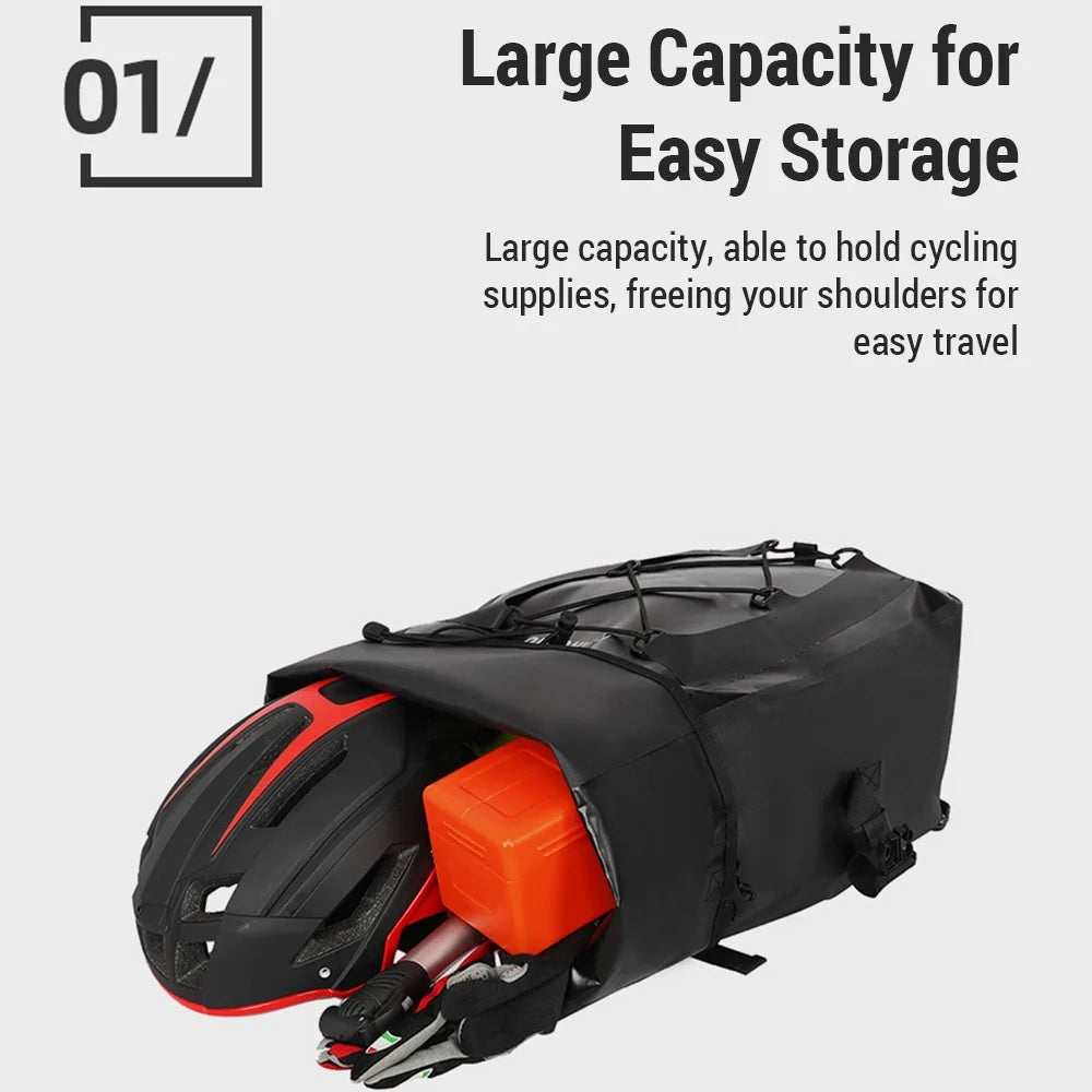 Waterproof Bike Rear Storage Bag 2pcs Y980977